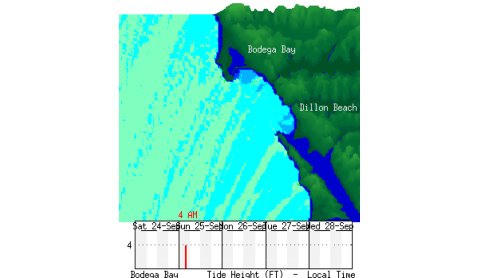 Bodega Bay Nearshore Chart | SURFLINE.COM